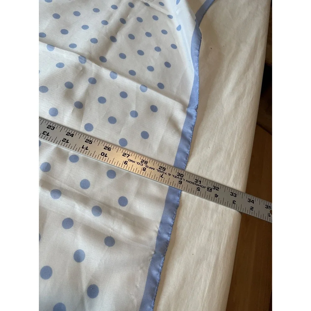 Vintage Jim Renoir Scarf Handkerchief‎ Hankie Polka Dots Italy